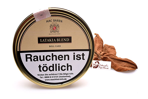 Mac Baren Latakia Blend Roll Cake Pfeifentabak 100g Dose Mac Baren Latakia Blend Roll Cake Pfeifentabak 100g Dose